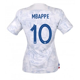 Camisetas Francia Kylian Mbappé 10 Segunda Copa Mundial 2022 - Mujer